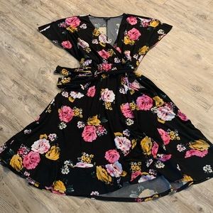 Torrid Wrap Floral Dress